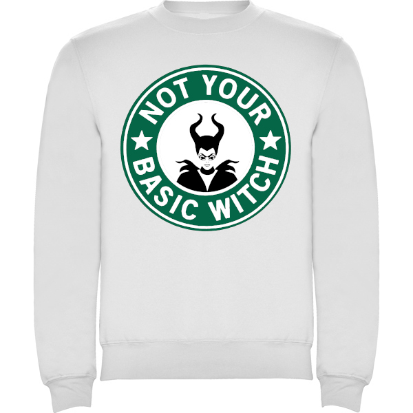 Sudadera Blanca Not your basic witch 2