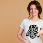 Camiseta DarthVader blanca