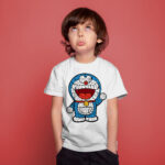 Camiseta Doraemon blanca