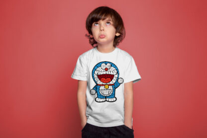 Camiseta Doraemon blanca