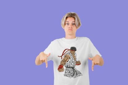 Camiseta Hadouken blanca