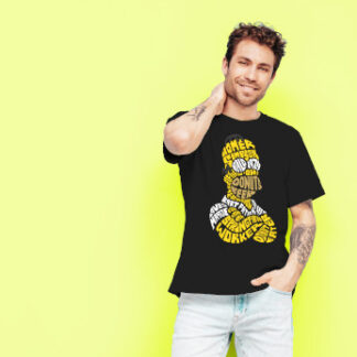 Camiseta Homer negra