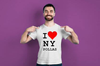 Camiseta I Love ni Pollas blanca