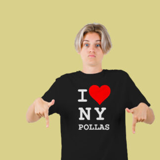 Camiseta I love ni pollas negra