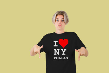 Camiseta I love ni pollas negra