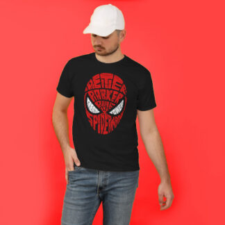 Camiseta Spiderman negra