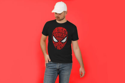 Camiseta Spiderman negra