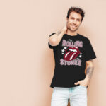 Camiseta RollingStones negra