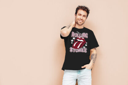 Camiseta RollingStones negra