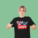 Camiseta LoveStitch negra