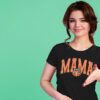Camiseta mama calabaza negra