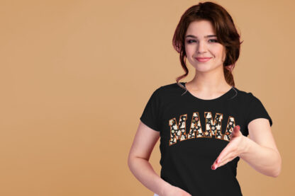 Camiseta mama halloween negra