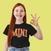 Camiseta mini calabaza negra