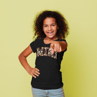 Camiseta mini halloween negra