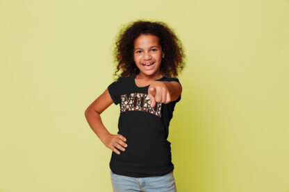 Camiseta mini halloween negra