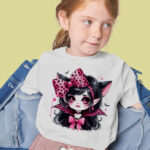 Camiseta vampirina blanca