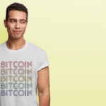 Camiseta bitcoin blanca