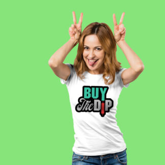 Camiseta buy the dip 2 blanca.