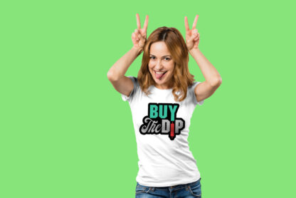 Camiseta buy the dip 2 blanca.