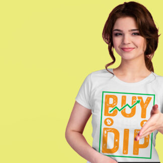 Camiseta buy the dip blanca