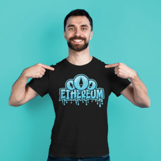 Camiseta ethereum negra