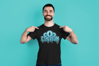 Camiseta ethereum negra