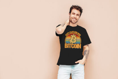 Camiseta hold bitcoin negra