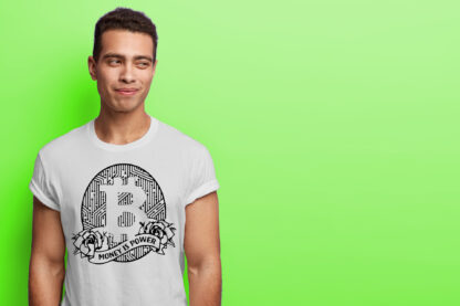 Camiseta money power blanca