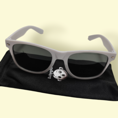 Gafas babyglo pure white delantera