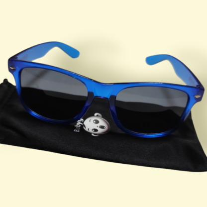 Gafas babyglo translucid blue delantera