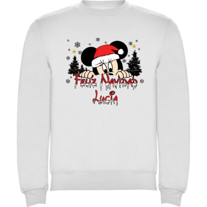 Sudadera Mickey Minnie Feliz Navidad - Imagen 4