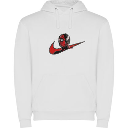 Sudadera blanca con capucha Spiderman Venom