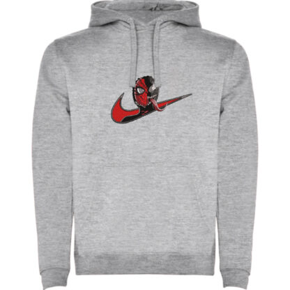 Sudadera gris con capucha Spiderman Venom