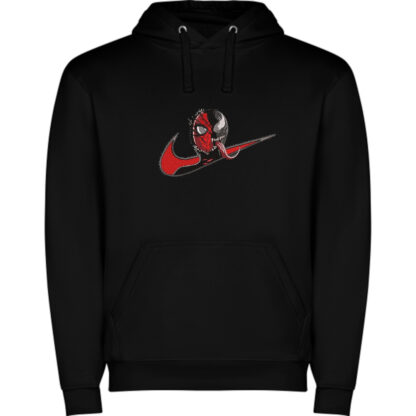 Sudadera negra con capucha Spiderman Venom