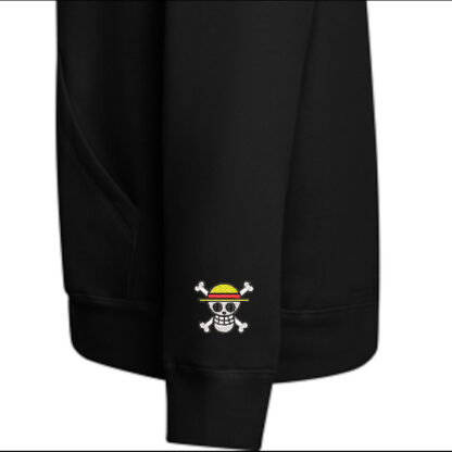 Bordado manga izquierda calavera one piece