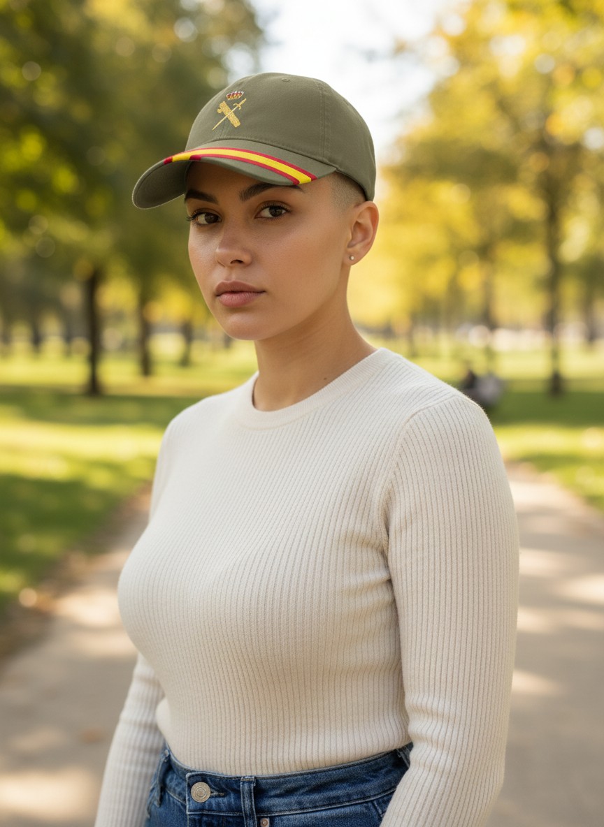 Chica con gorra españa Guardia civil Babyglo