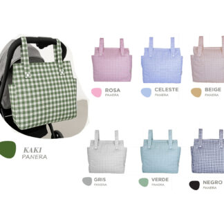 Bolsos panera vichy impermeables Babypasitos
